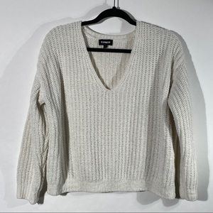 Express - Cream Sweater - Small